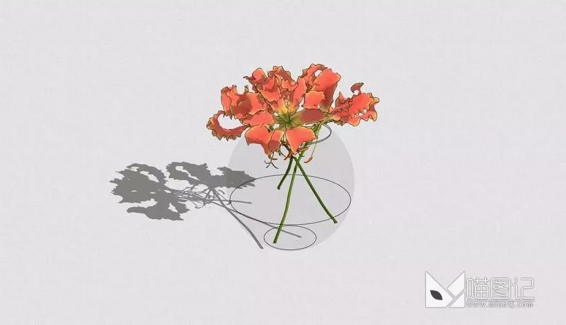 花瓶花艺5418_喵图记