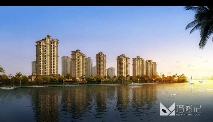 建筑景观PSD效果图52_喵图记
