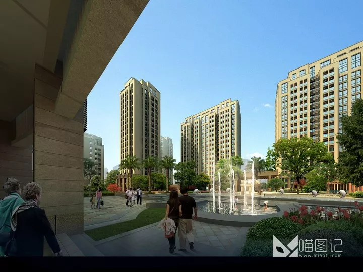 建筑景观PSD效果图276_喵图记