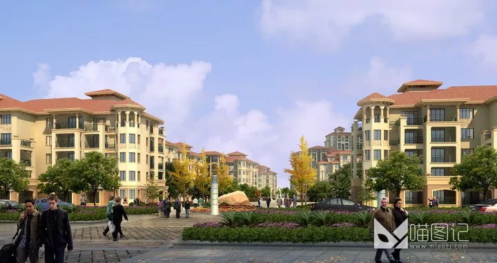 建筑景观PSD效果图236_喵图记