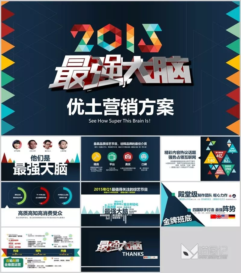 汇报静态商务静态 51 方案汇报_喵图记