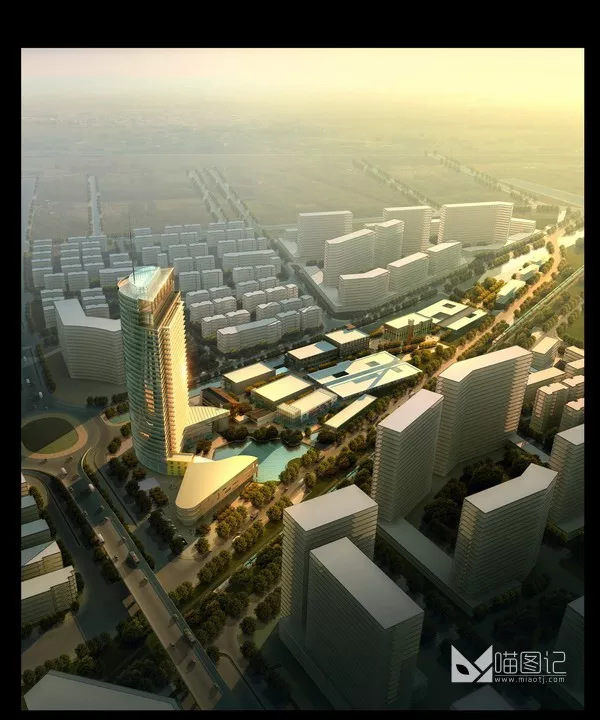 建筑景观PSD效果图28_喵图记