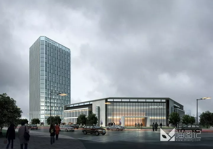 建筑景观PSD效果图296_喵图记