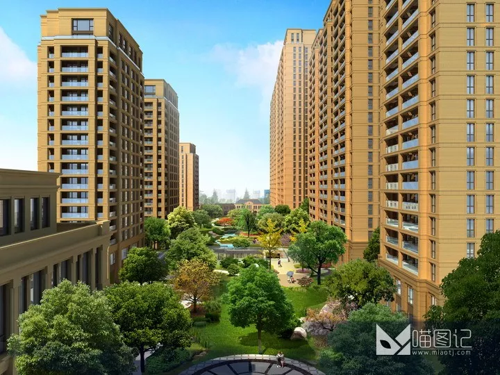 建筑景观PSD效果图70_喵图记
