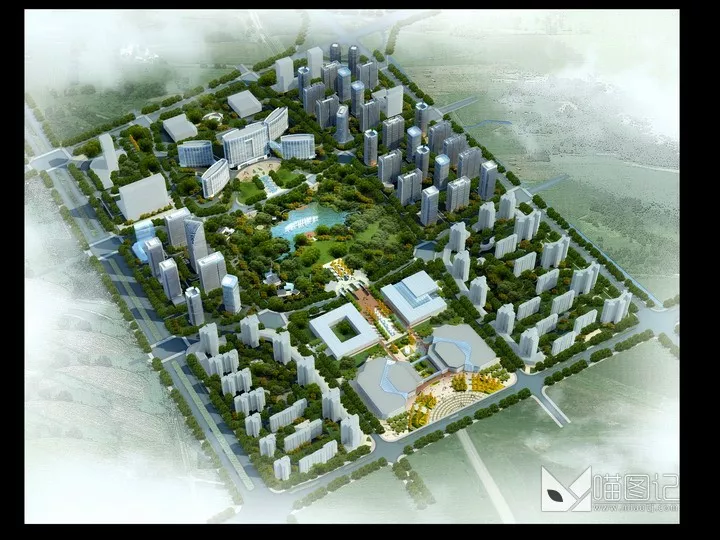 建筑景观PSD效果图153_喵图记