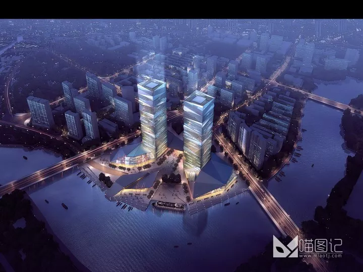 建筑景观PSD效果图9_喵图记