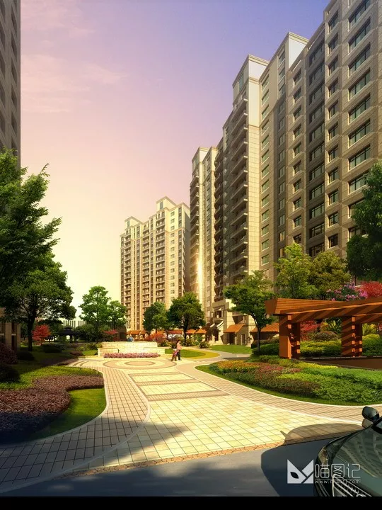 建筑景观PSD效果图302_喵图记