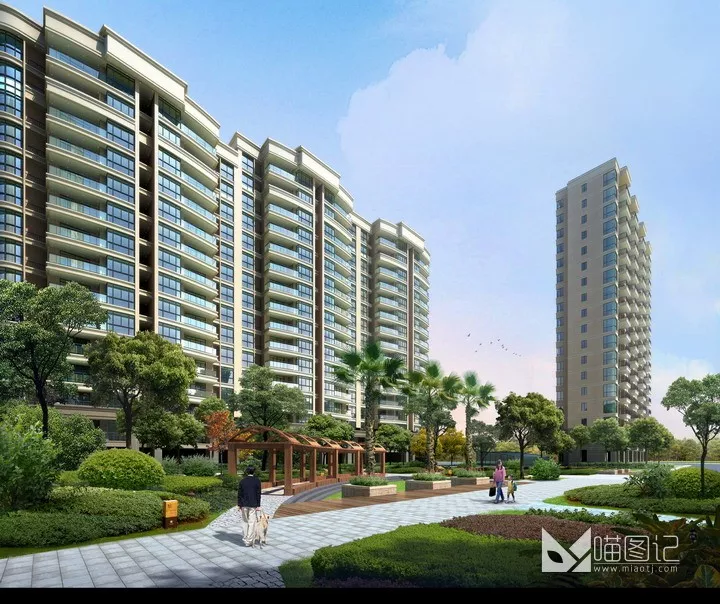 建筑景观PSD效果图212_喵图记