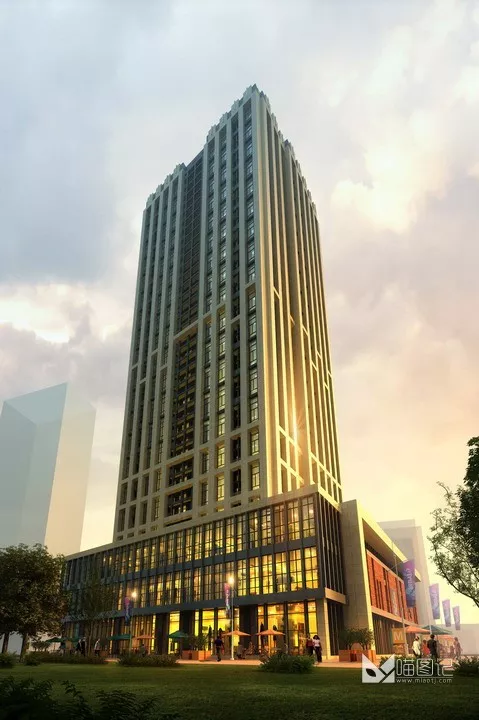 建筑景观PSD效果图221_喵图记