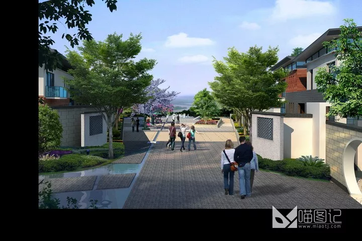 建筑景观PSD效果图219_喵图记