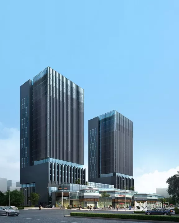 建筑景观PSD效果图104_喵图记