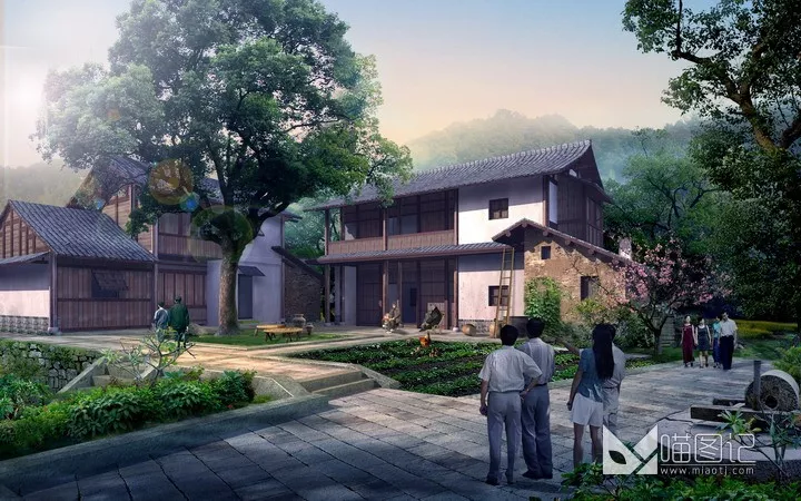 建筑景观PSD效果图197_喵图记