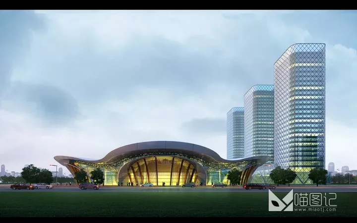 建筑景观PSD效果图122_喵图记