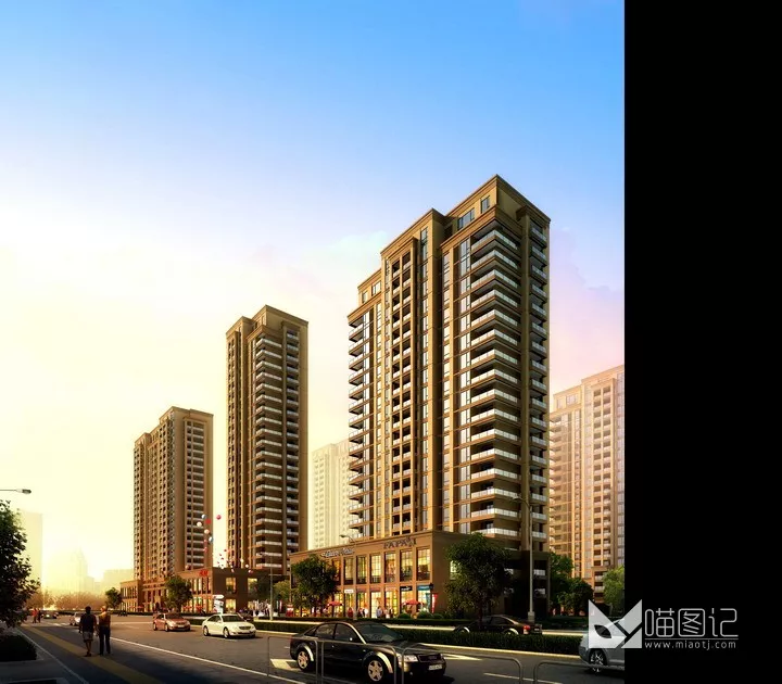 建筑景观PSD效果图56_喵图记