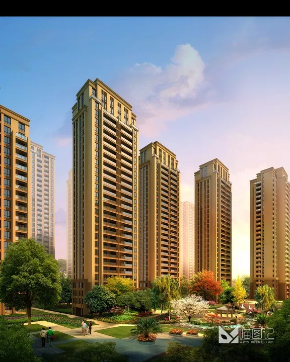 建筑景观PSD效果图49_喵图记