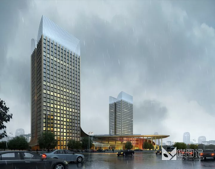 建筑景观PSD效果图29_喵图记